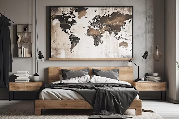 Transformez votre chambre avec une élégante tête de lit scandinave moderne.