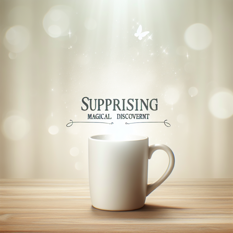 Un mug magique qui transforme vos boissons en une expérience étonnante